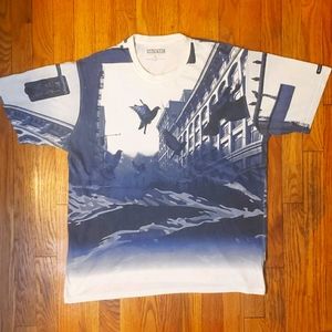 Staple Blue and White T shirt